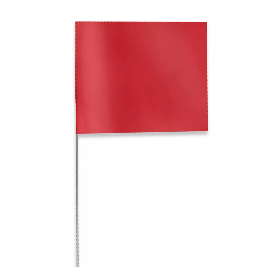 7242303 24 Inch Red Presco Stake Flags