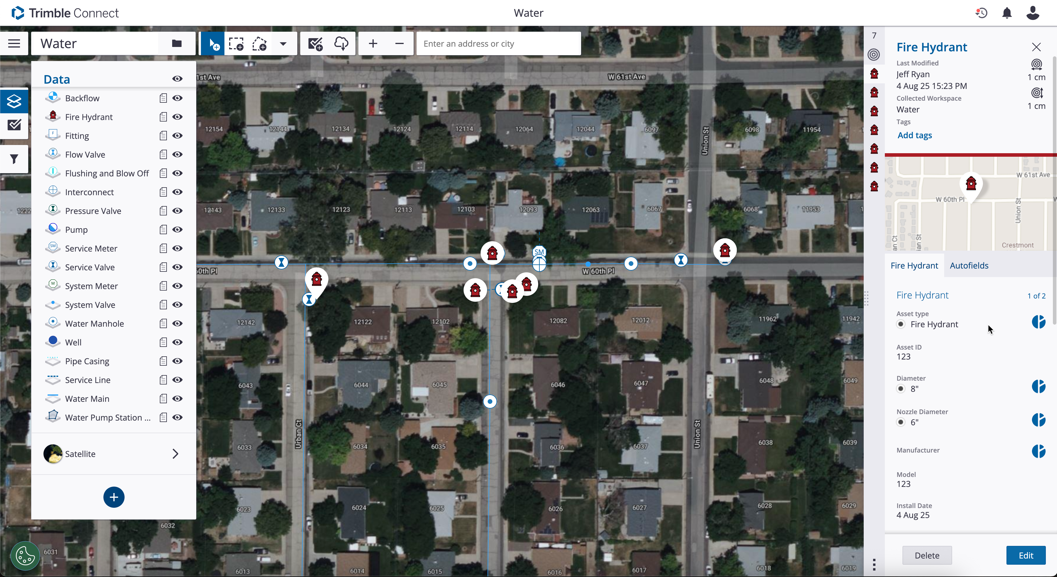 MapViewer_FireHydrantSelection