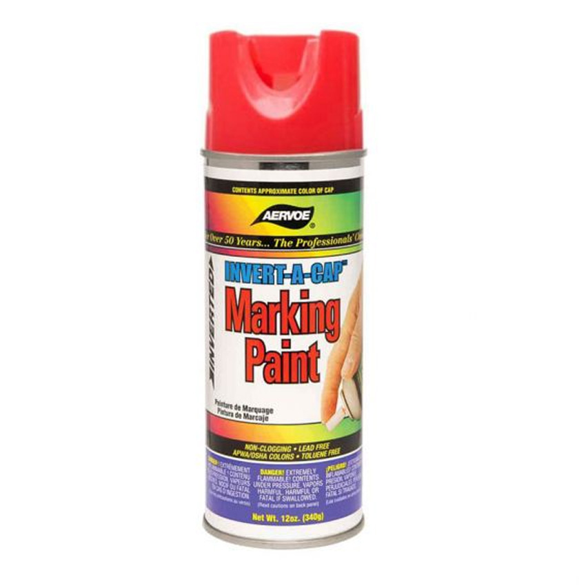 270 Flo Red Aervoe Invert A Cap Marking Paint 270 Flo Red Aervoe Invert A Cap Marking Paint