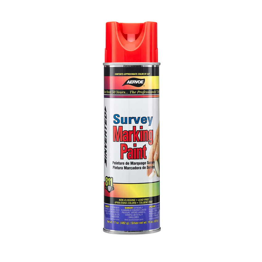 15220 Fluorescent Red Aervoe Survey Marking Paint 15220 Fluorescent Red Aervoe Survey Marking Paint