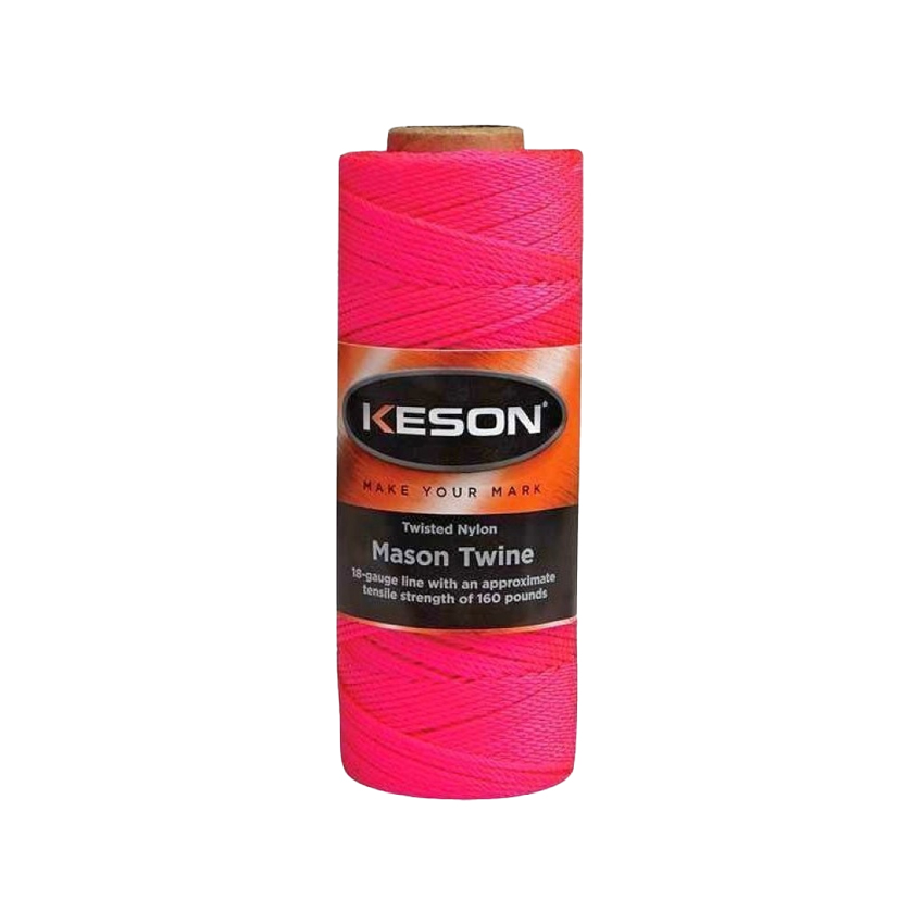 PB250 Pink Keson Braided Mason Twine