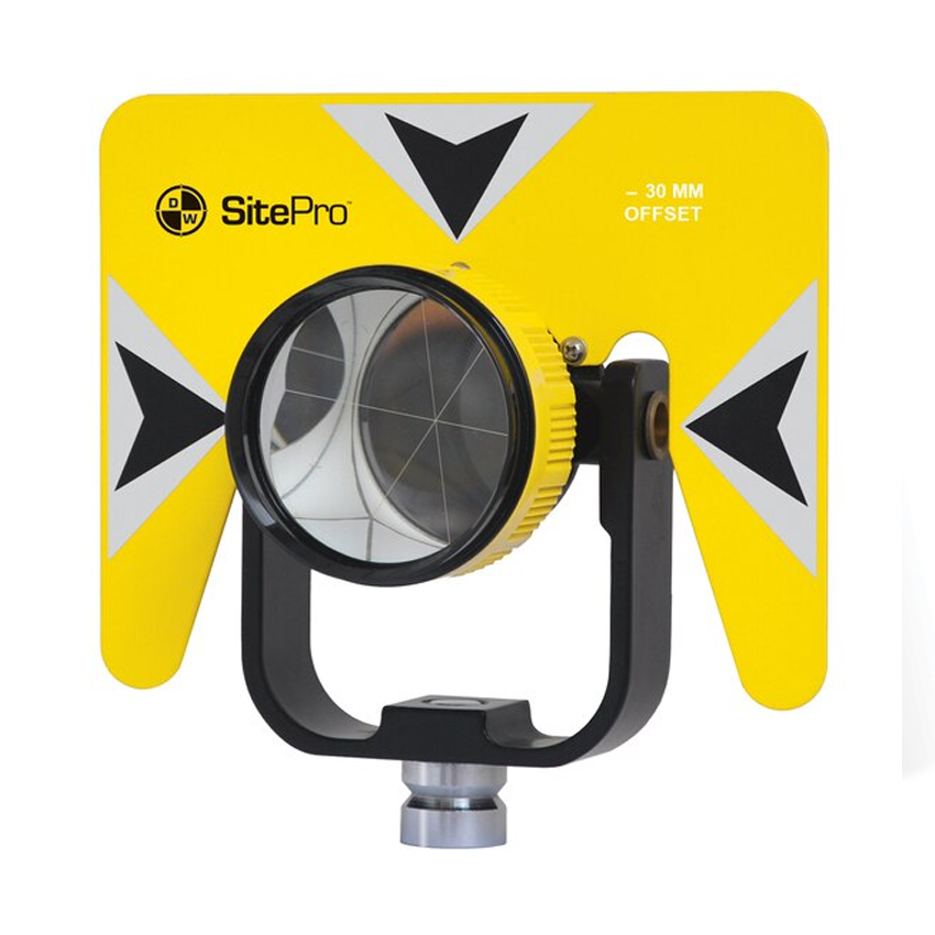 SitePro Single Tilt Metal Tilt Prism System - Yellow/Black