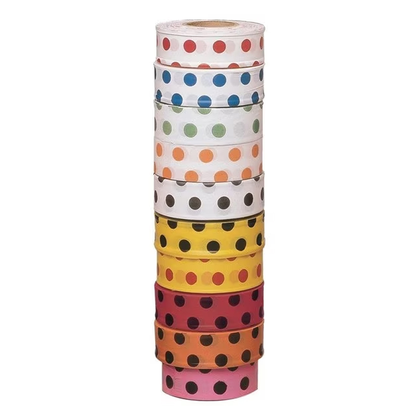 000000 Presco Polka Dot Flagging Tape