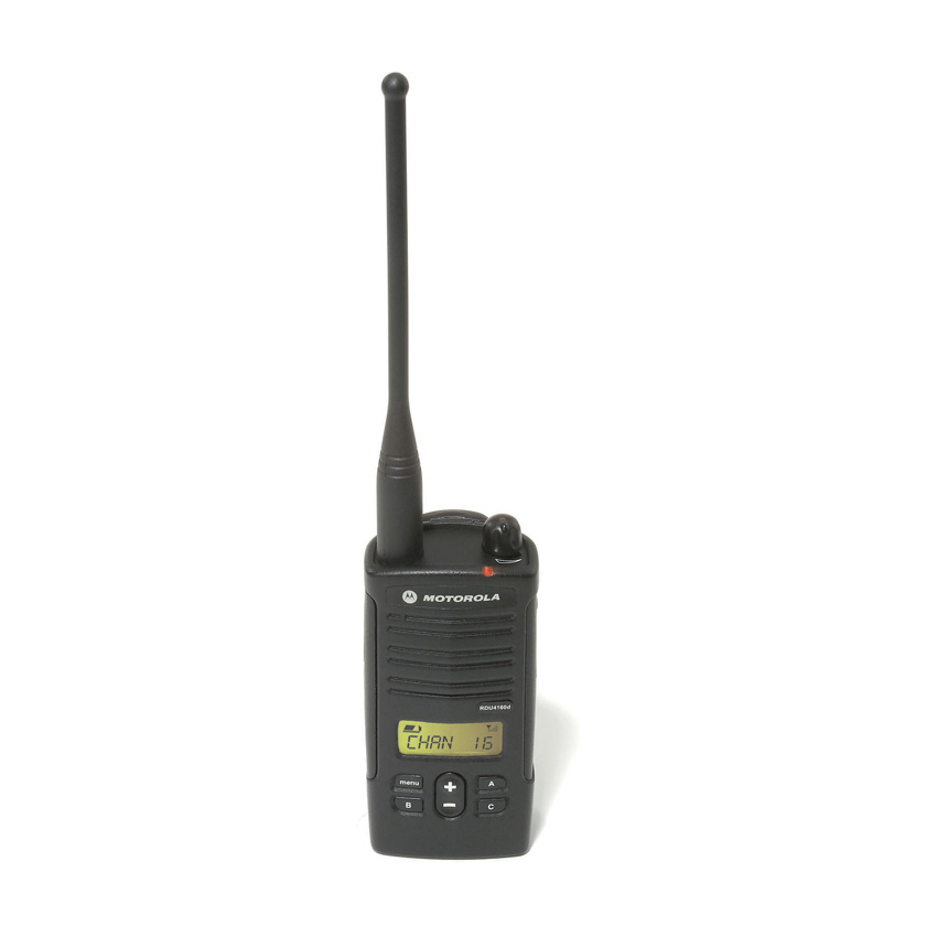 Motorola RDU4160d UHF, 4 Watt, 16 Channel, Two-Way Radio w/ LED Display