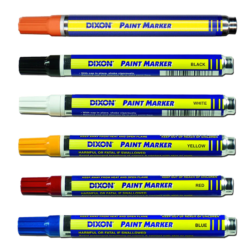 Dixon Industrial Paint Markers - Box of 12