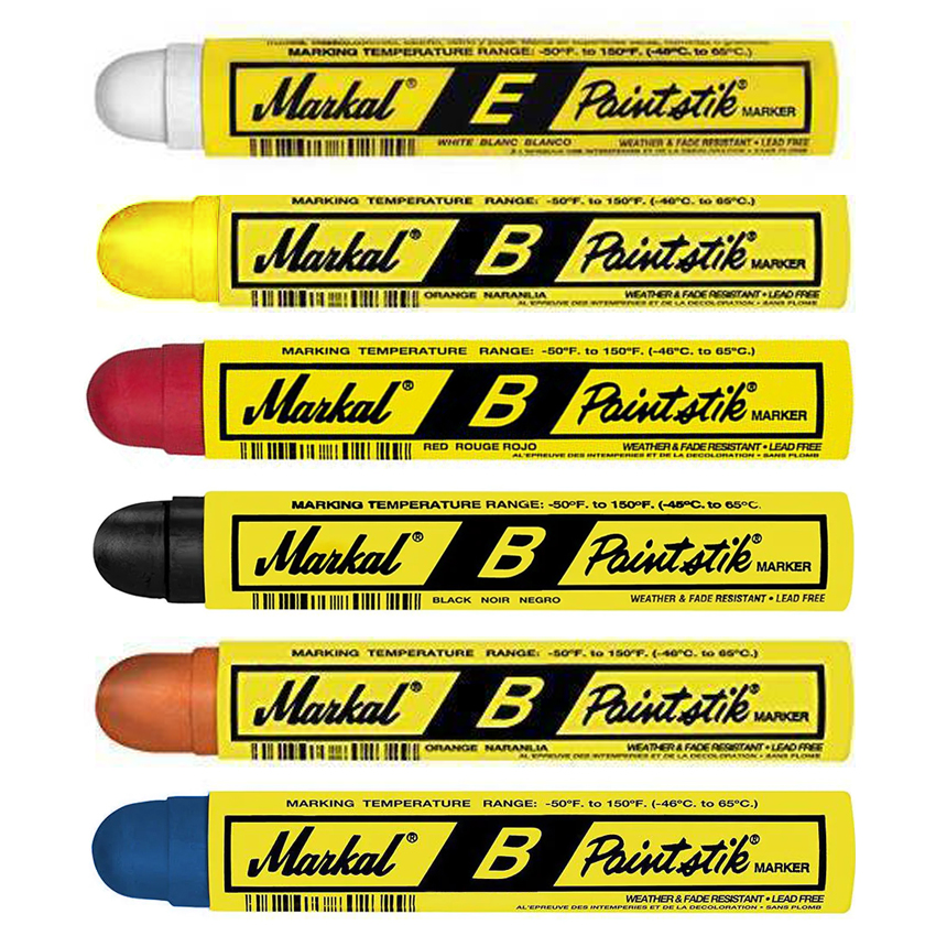 Markal Paintstik Original B Solid Paint Markers - Box of 12