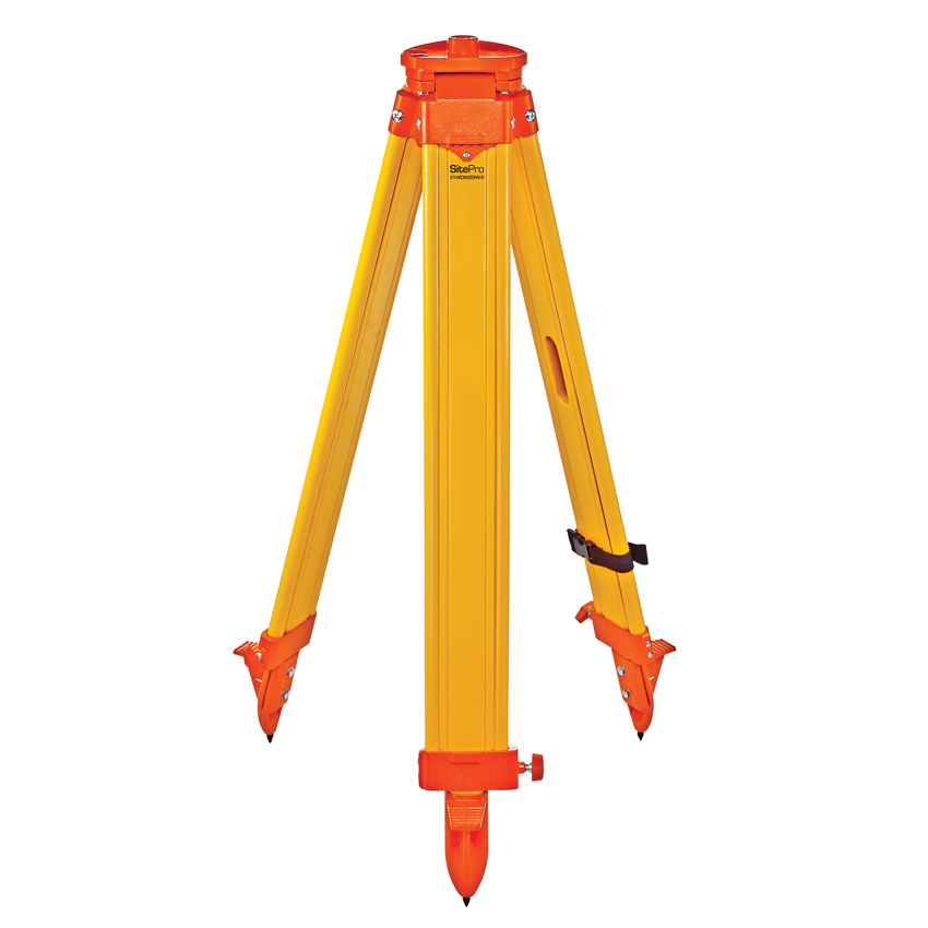 SitePro WDW20 Wing Screw Wooden Tripod - Orange