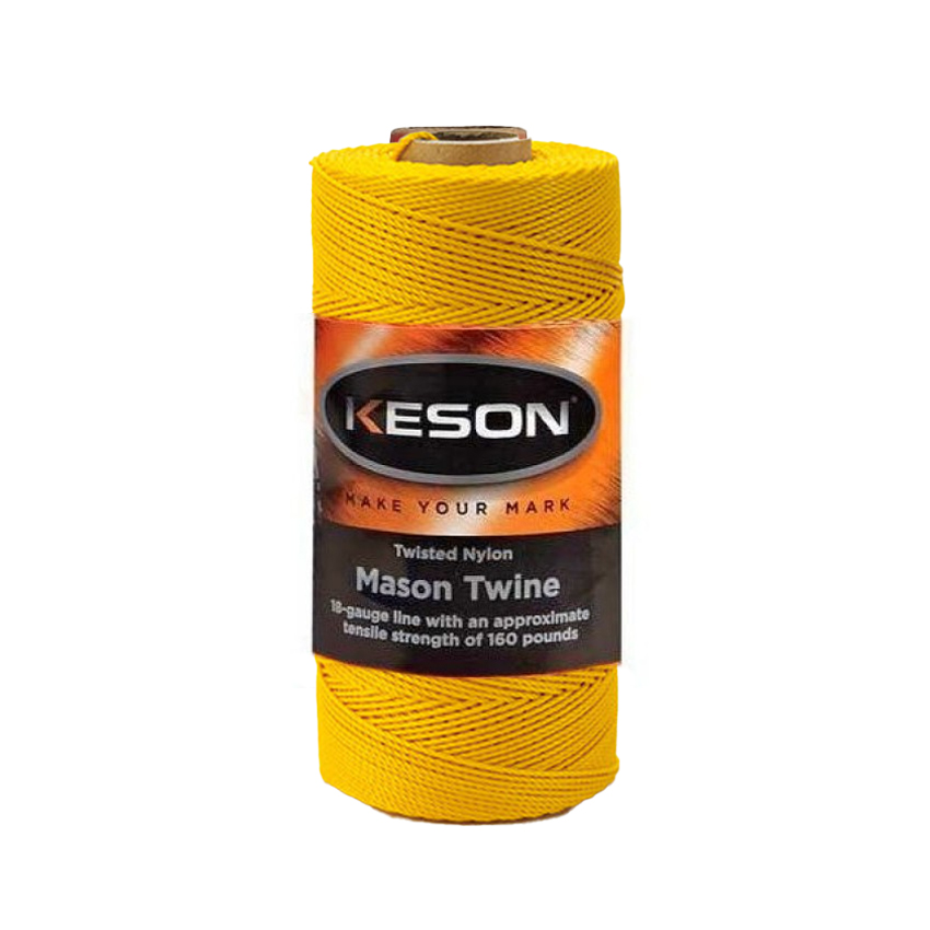 YB250 Yellow Keson Braided Mason Twine