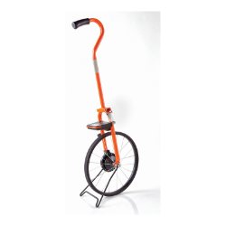 Keson Electronic Steel Measuring Wheel- 15.5" Diameter, 4' Circumference-ft/in,ft/10ths,Metric,Continuous Inches